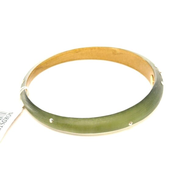 NWT Alexis Bittar Green Bangle Bracelet - Picture 5 of 7